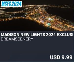 Madison New Lights 2024 Exclusive Edition by Dreamscenery. USD $9.99