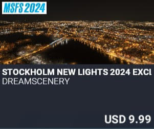 Stockholm New Lights 2024 Exclusive Edition by Dreamscenery. USD $9.99