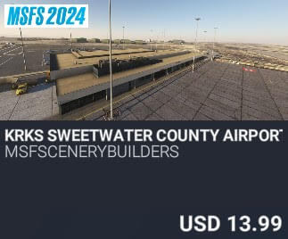 KRKS SweetWater County Airport by msfscenerybuilders. USD $13.99