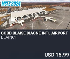 GOBD Blaise Diagne Intl Airport by Devinci. USD $15.99