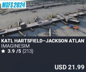 KATL Hartsfield–Jackson Atlanta Intl Airport by imaginesim. USD $21.99