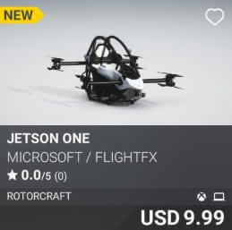 Jetson ONE by Microsoft / FlightFX. USD $9.99