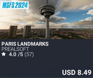 Paris Landmarks by prealsoft. USD $8.49