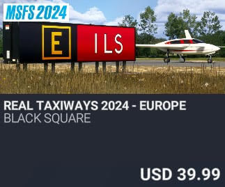 Real Taxiways 2024 - Europe by Black Square. USD $39.99