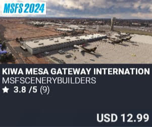 KIWA Mesa Gateway International Airport by msfscenerybuilders. USD $12.99