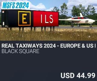 Real Taxiways 2024 - Europe & US Bundle by Black Square. USD $44.99