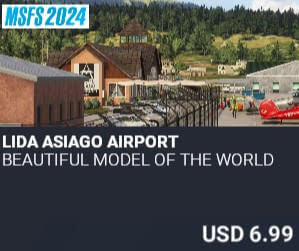 LIDA Asiago Airport by BEAUTIFUL MODEL of the WORLD. USD $6.99