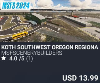 KOTH Southwest Oregon Regional Airport by msfscenerybuilders. USD $13.99