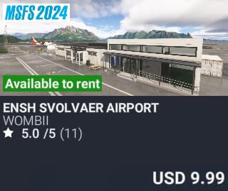 ENSH Svolvaer Airport by Wombii. USD $9.99