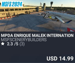 MPDA Enrique Malek International Airport by msfscenerybuilders. USD $14.99