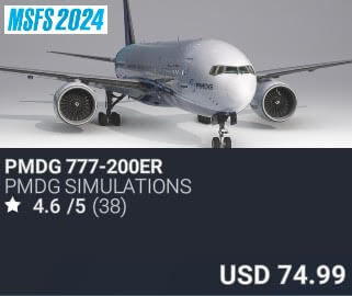 PMDG 777-200ER by PMDG Simulstions. USD $74.99