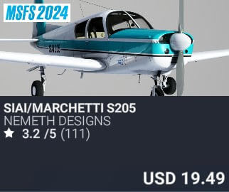 SIAI/Marchetti S205 by Nemeth Designs. USD $19.49