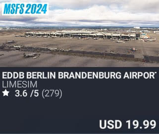 EDDB Berlin Brandenburg Airport by LIMESIM. USD $19.99