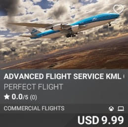 Advanced Flight Service KML Collection by Perfect Flight. USD $9.99