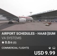Airport Schedules - HAAB [Summer 2025] by VA SYSTEMS. USD $9.99