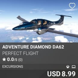Adventure Diamond DA62 by Perfect Flight. USD $8.99