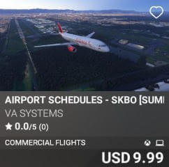 Airport Schedules - SKBO [Summer 2025] by VA SYSTEMS. USD $9.99