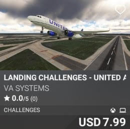 Landing Challenges - United Airlines - Vol 9 by VA SYSTEMS. USD $7.99