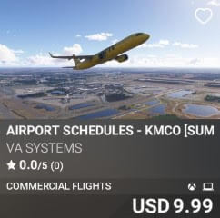 Airport Schedules - KMCO [Summer 2025] by VA SYSTEMS. USD $9.99