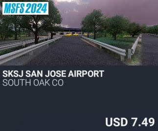 SKSJ San Jose Airport by South Oak Co. USD $7.49