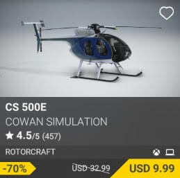 CS 500E by Cowan Simulation. USD $32.99 (on sale for 9.99)