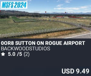 0OR8 Sutton On Rogue Airport by BackwoodStudios. USD $9.49