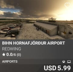 BIHN Hornafjörður airport by REDWING. USD $5.99