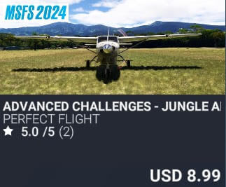 Advanced Challenges - Jungle Airstrips by Perfect Flight. USD $8.99