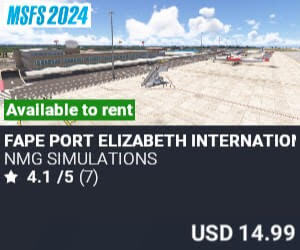 FAPE Port Elizabeth International Airport by NMG Simulations. USD $14.99