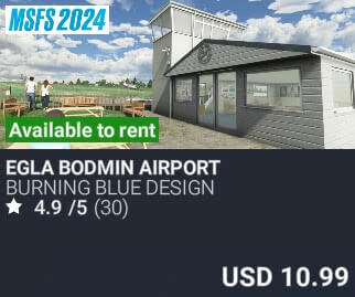 EGLA Bodmin Airport by Burning Blue Design. USD $10.99