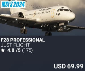 F28 Professional by Just Flight. USD $69.99