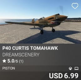 P40 Curtis Tomahawk by Dreamscenery. USD $6.99