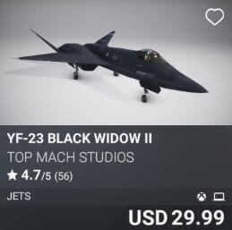 YF-23 BLACK WIDOW II by Top Mach Studios. USD $29.99