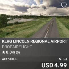 KLRG Lincoln Regional Airport by PropairFlight. USD $4.99