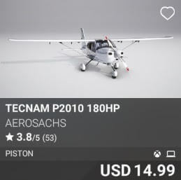 Tecnam P2010 180HP by AeroSachs. USD $14.99