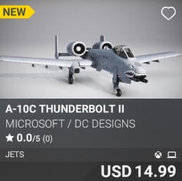A-10C Thunderbolt II by Microsoft / DC Designs. USD $14.99