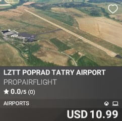 LZTT Poprad Tatry Airport by Propair Flight. USD $10.99