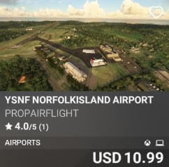 YSNF NorfolkIsland Airport by PropairFlight. USD $10.99