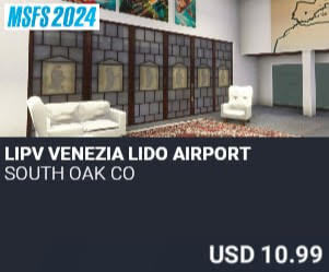LIPV Venezia Lido Airport by South Oak Co. USD $10.99