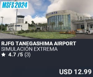 RJFG Tanegashima Airport by Simulación Extrema. USD $12.99