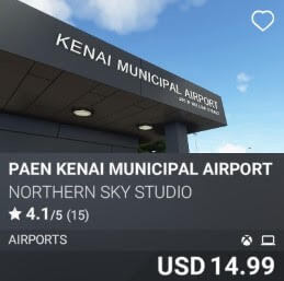 PAEN Kenai Municipal Airport by Northern Sky Studio. USD $14.99