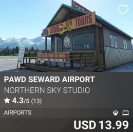 PAWD Seward Airport by Northern Sky Studio. USD $13.99