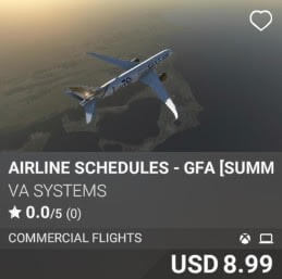 Airline Schedules - GFA [Summer 2025] by VA SYSTEMS. USD $8.99