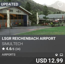 LSGR Reichenbach Airport by Simultech. USD $12.99