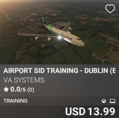 Airport SID Training - Dublin (EIDW) by VA SYSTEMS. USD $13.99