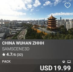 China Wuhan ZHHH by SamScene3D. USD $19.99
