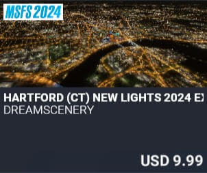 Hartford (CT) New Lights 2024 Exclusive Edition by Dreamscenery. USD $9.99