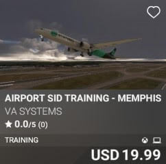 Airport SID Training - Memphis (KMEM) by VA SYSTEMS. USD $19.99