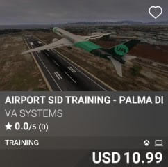 Airport SID Training - Palma de Mallorca (LEPA) by VA SYSTEMS. USD $10.99