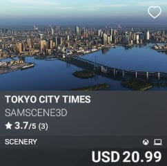 Tokyo City Times by SamScene3D. USD $20.99
